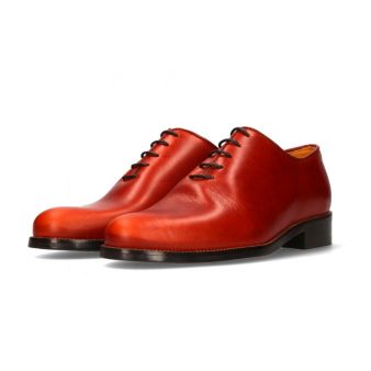 Chaussure anglaise en vaqueta bronze Valverde del Camino