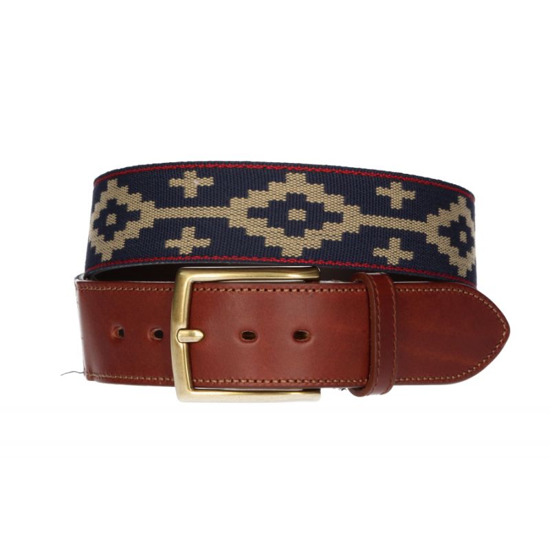 Ceinture ethnique Guardapampa bleue