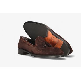 Mocassin à glands en daim niger