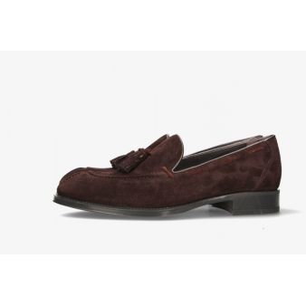 Mocassin à glands en daim niger