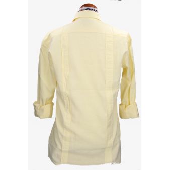 Camisa Cubana Amarillo