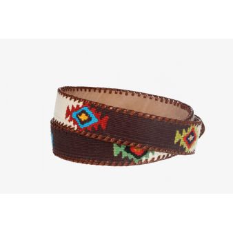 Brown-beige Naif model belt