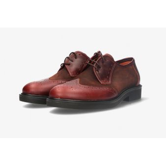 Blucher engrasado trufa y cuero