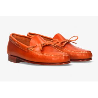 Mocassin à nœud en vaqueta naturelle