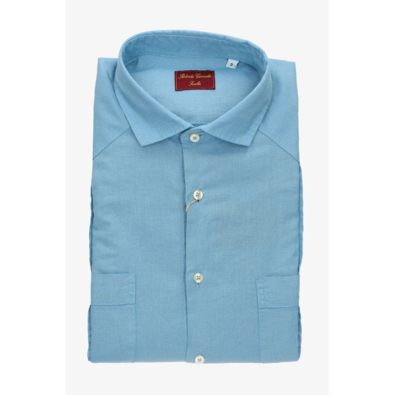 Camisa Cubana Azulón