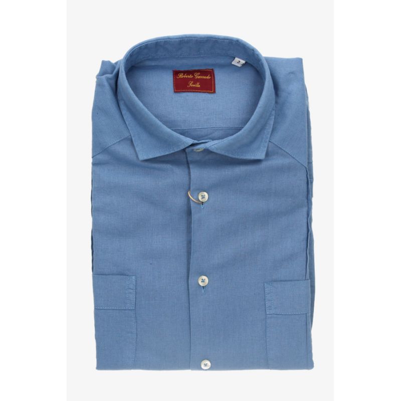 Camisa Cubana Azul