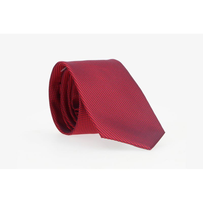 Corbata escamas roja