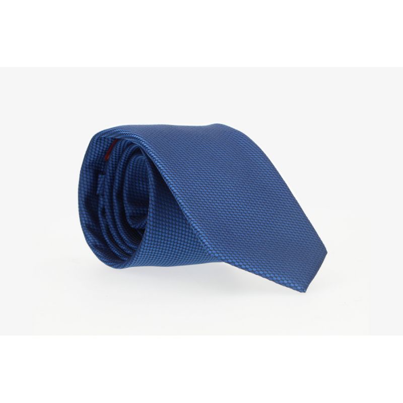 Corbata escamas azul