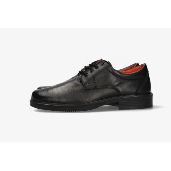 Blucher liso negro
