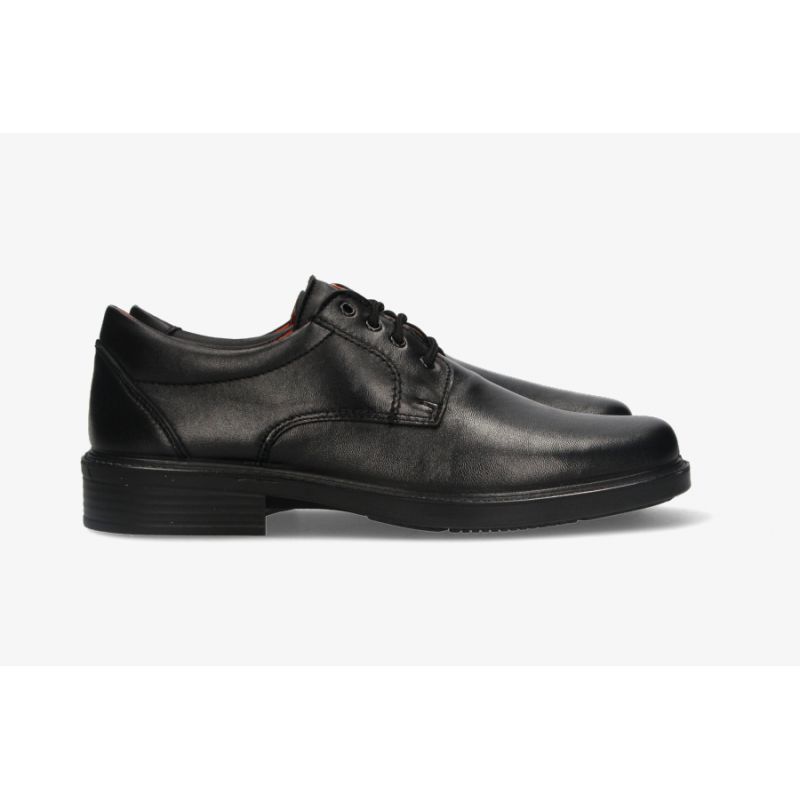 Blucher liso negro