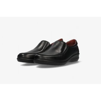 Mocassin élastiques noirs