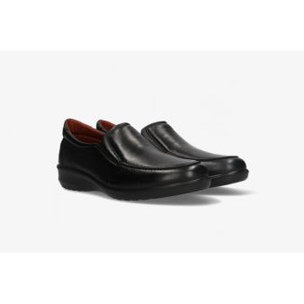 Mocassin élastiques noirs