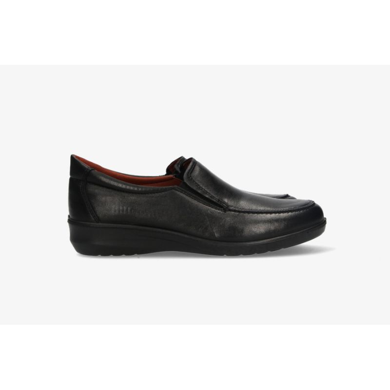Mocassin élastiques noirs