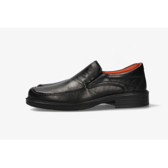 Mocassin noir à bordons