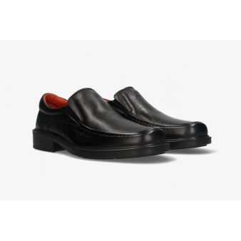 Mocassin noir à bordons