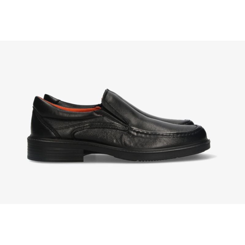 Mocassin noir à bordons