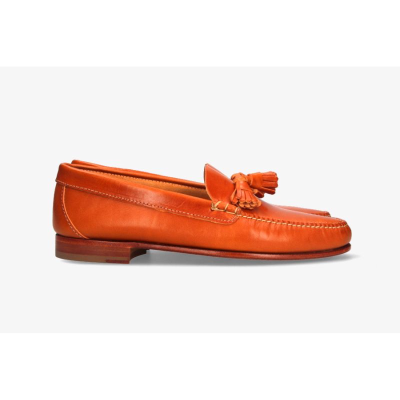 Mocasin borlas vaqueta natural