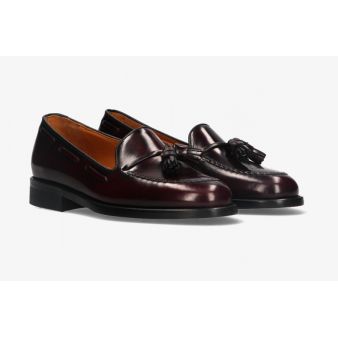 Mocasin con borlas Birmingham burdeos