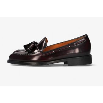 Mocasin con borlas Birmingham burdeos