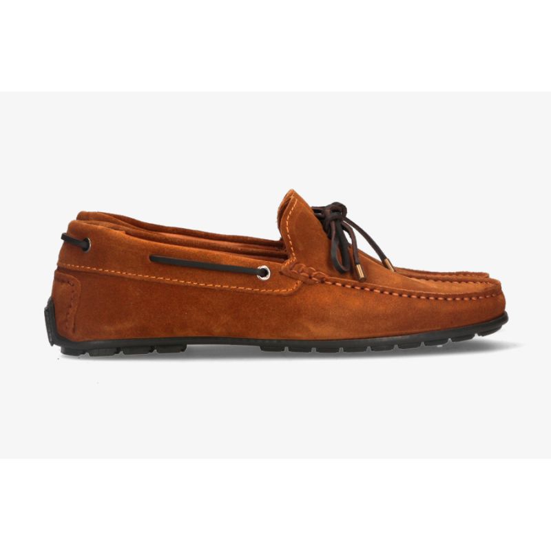 Mocasín lazo ante marrón
