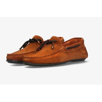 Mocasín lazo ante marrón