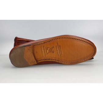 Mocasín lazo vaqueta sol