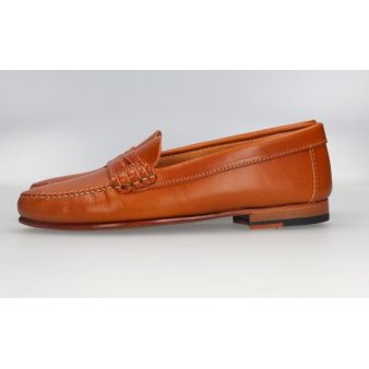 Mocasín con Antifaz Vaqueta Natural