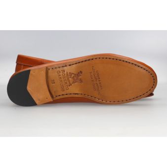 Mocasín con Antifaz Vaqueta Natural