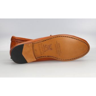 Mocasín con lazo Vaqueta Natural