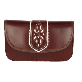 Bolso rociero cuero banda...