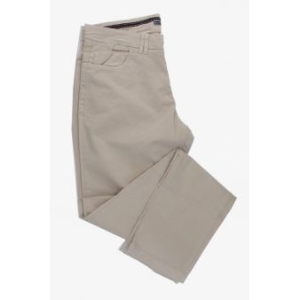 Pantalon 5 poches beige