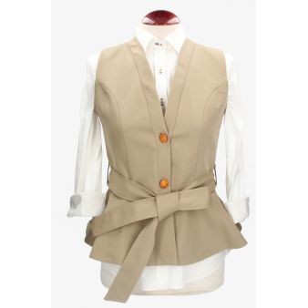 Gilet Lisboa taupe