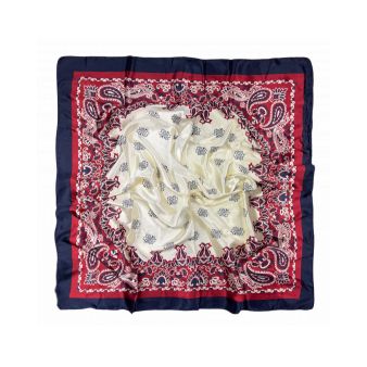 Foulard avec bord marine,...