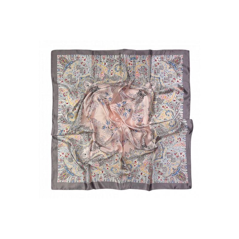Pañuelo adorno cachemire taupe