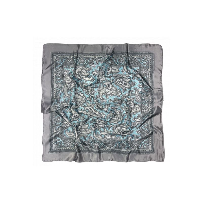 Foulard en cachemire gris