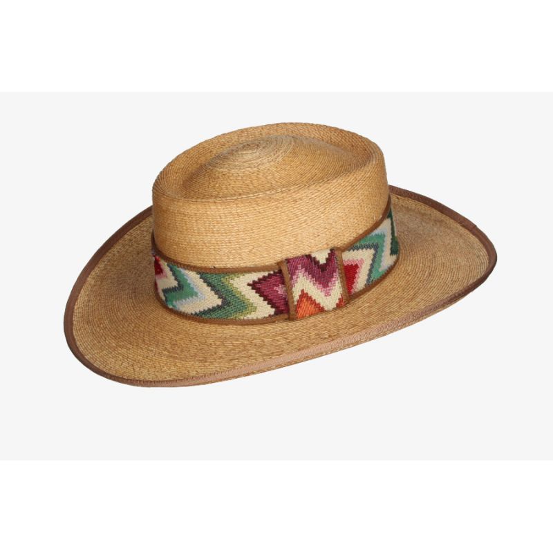 Sombrero Palma Imperial Camel Cinta Perú