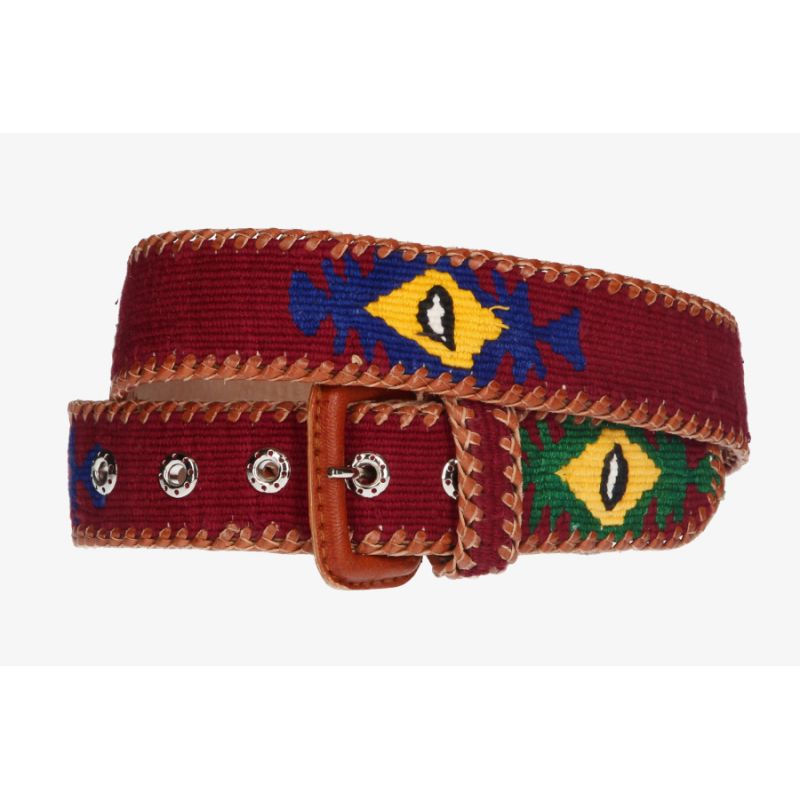 Ceinture Naif bordeaux
