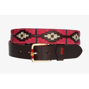 Ceinture argentine rouge et...