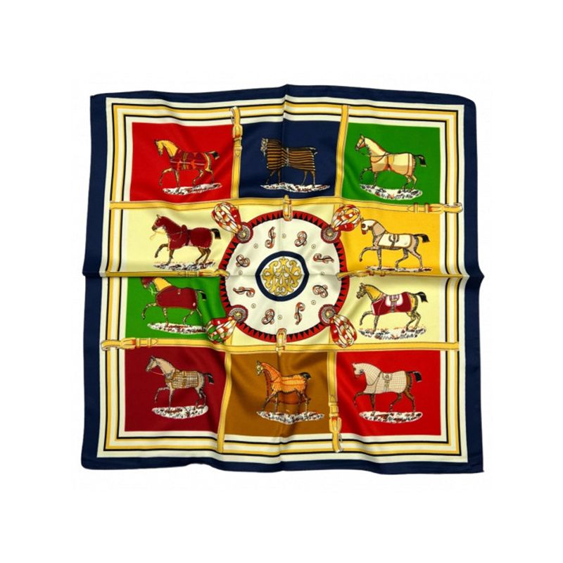 Pañuelo ad. caballos colores