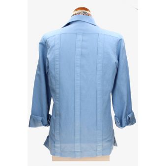 Camisa Cubana Azulón