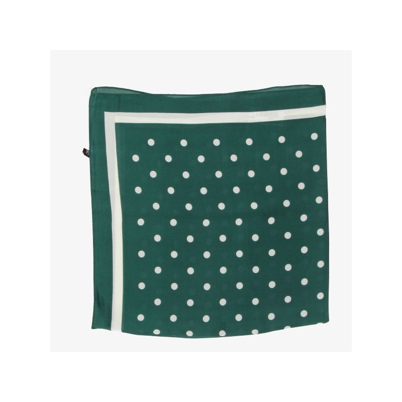 Pañuelo lunares verde