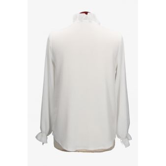 Blusa volantito cuello