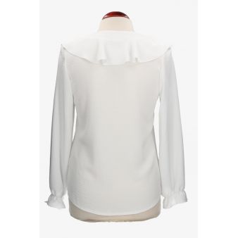 Blouse à volants