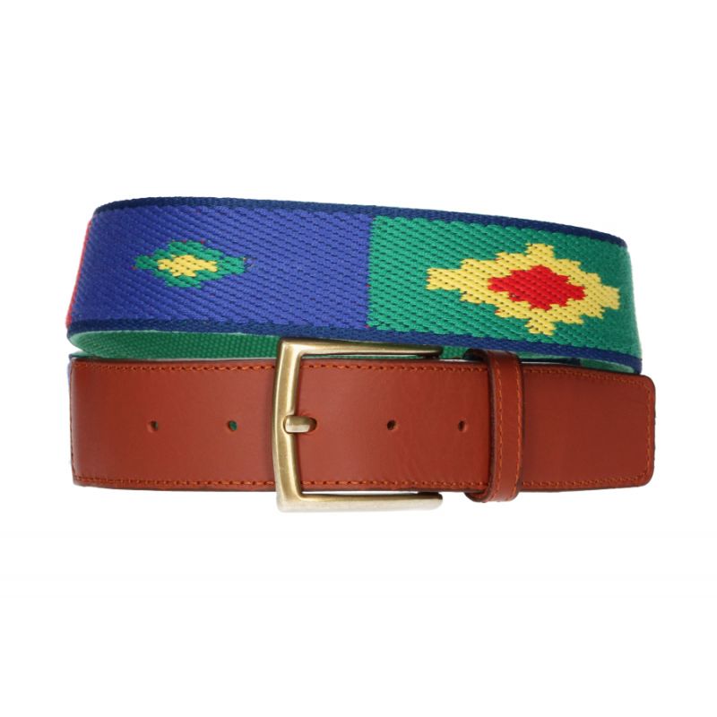 Cinturón lona étnica multicolor