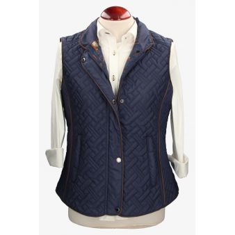 Gilet matelassé beige