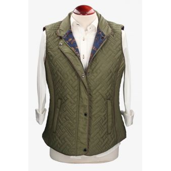 Gilet matelassé beige