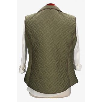 Gilet matelassé beige