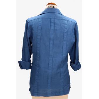 Camisa Cubana Marino