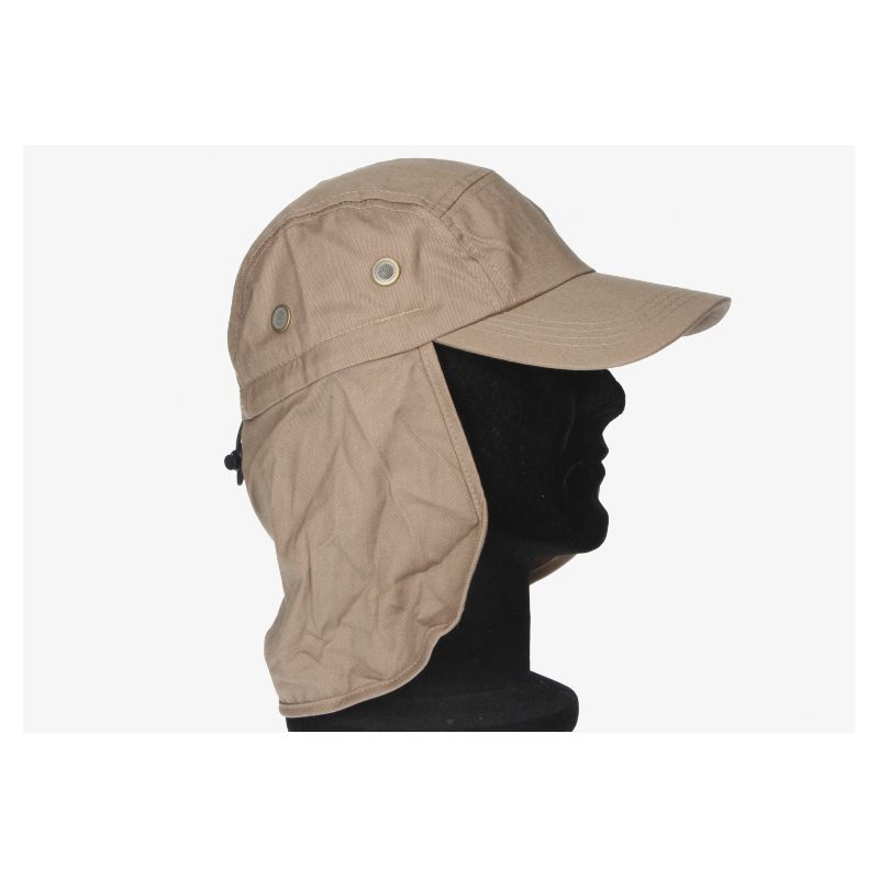 Gorra strike tierra con protector nuca