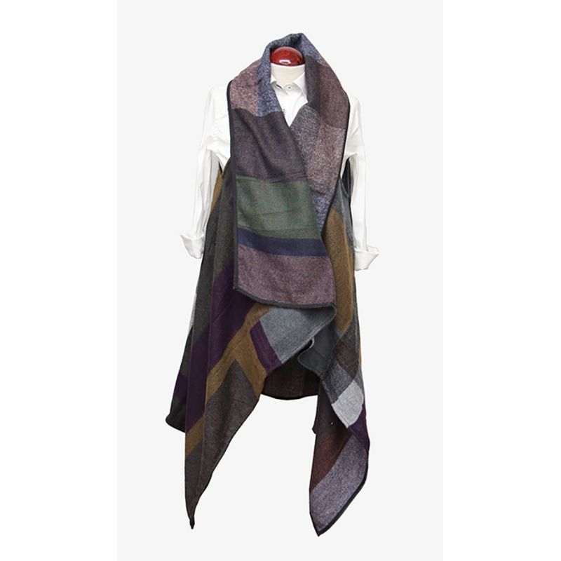 Capa multicolor morado